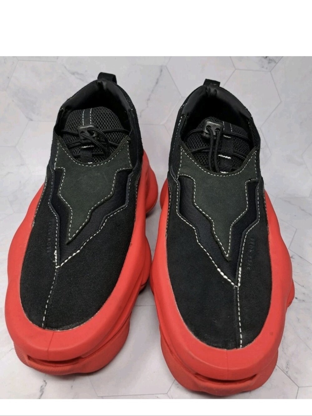 Pyer Moss x Reebok Sculpt 1 Black Primal Red GX9015 - Size 6